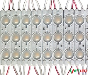 LED HẮT 3 BÓNG 6011 CHÓA LỒI SÁNG ĐẸP - VÀNG NẮNG
