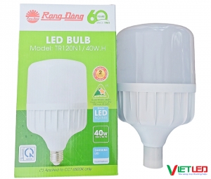 BÚP TRỤ RẠNG ĐÔNG 40W MÀU TRẮNG CHÍNH HÃNG