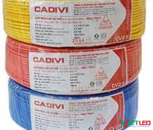 DÂY ĐIỆN ĐƠN CADIVI 0.5 - 1.0 - 1.5 - 2.5