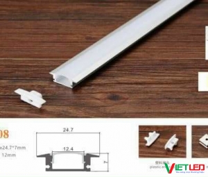 THANH NHÔM ĐỊNH HÌNH LED CHỮ Y GẮN ÂM - MÃ 508