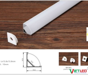 THANH NHÔM ĐỊNH HÌNH LED V GÓC MÃ 601