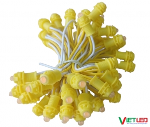 LED ĐÚC F5 - 12V MÀU VÀNG ĐẬM