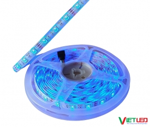 LED DÂY 5050 RGB  NGOÀI TRỜI ĐỔ KEO