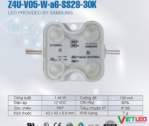 LED MODULE HÀN QUỐC 4 BÓNG MÀU TRẮNG