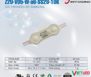 LED HÀN QUỐC INTERON 2 BÓNG