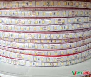 LED DÂY 220V 1 HÀNG - 120 LED/ MÉT ÁNH SÁNG VÀNG