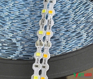 ZIC ZẮC CUỘN 50 MÉT, 60 LED/ MÉT CÓ PHỦ KEO CHỐNG NƯỚC, ÁNH SÁNG VÀNG NẮNG