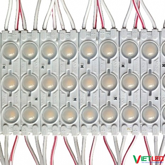 LED HẮT 3 BÓNG 6011 CHÓA LỒI SÁNG ĐẸP - VÀNG NẮNG