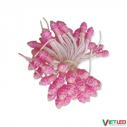 LED ĐÚC F5 - 12V MÀU HỒNG