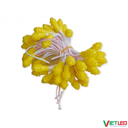 LED ĐÚC F5 - 12V MÀU VÀNG CHANH
