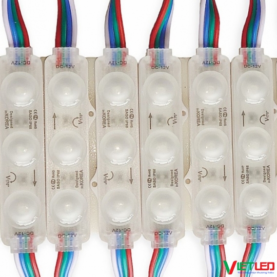 LED HẮT MODULE 3 BÓNG FULL MÀU TỰ CHẠY IC 8206