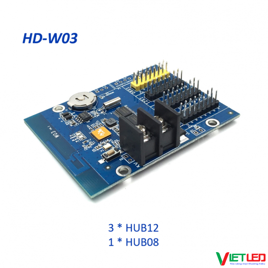 MẠCH ĐIỀU KHIỂN P10 ĐƠN MÀU W03 WIFI