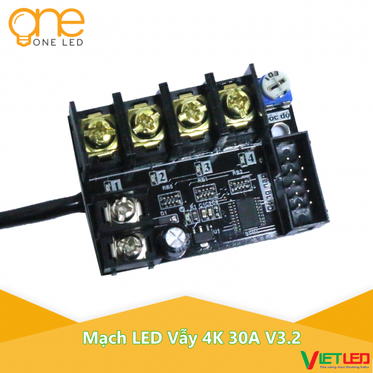 MẠCH ĐIỀU KHIỂN LED VẪY 4 KÊNH 30A ONELED