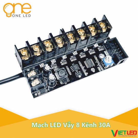 MẠCH ĐIỀU KHIỂN LED VẪY 8 CỔNG 30A ONELED