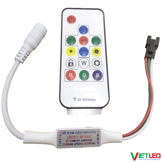BỘ ĐIỀU KHIỂN LED FULL MÀU RF CÓ REMOTE