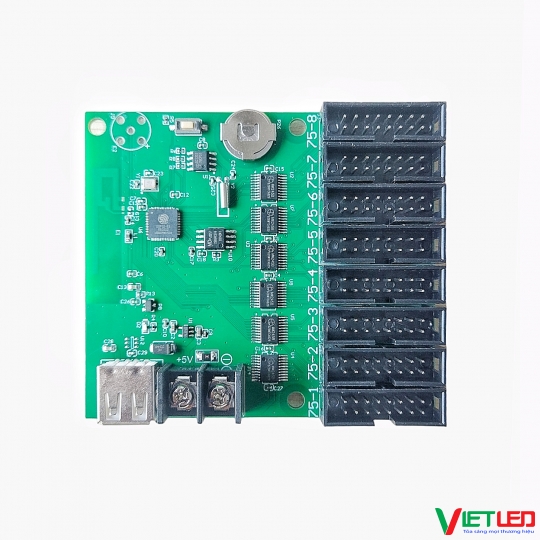 MẠCH ĐIỀU KHIỂN LED MODULE MA TRẬN P10 FULL MÀU RHX Q8 - WIFI
