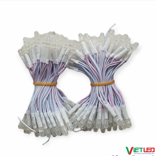 LED RUỒI ( LED 5MM) 12V MÀU TRẮNG JIJY