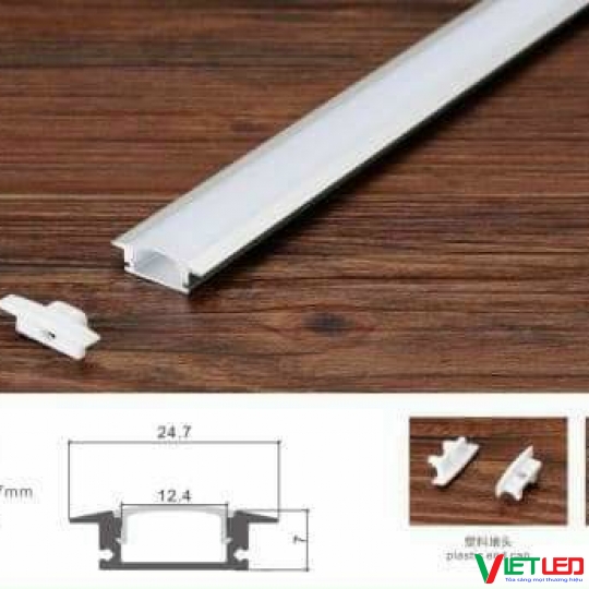 THANH NHÔM ĐỊNH HÌNH LED CHỮ Y GẮN ÂM - MÃ 508