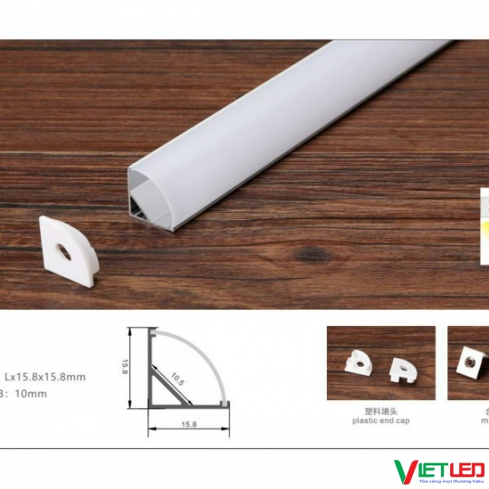 THANH NHÔM ĐỊNH HÌNH LED V GÓC MÃ 601