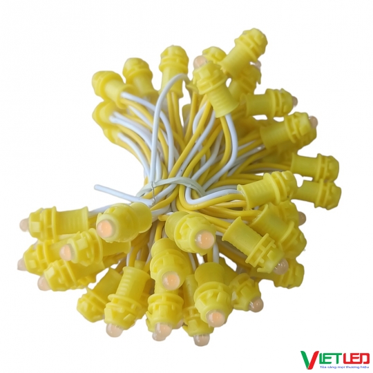 LED ĐÚC F5 - 12V MÀU VÀNG ĐẬM