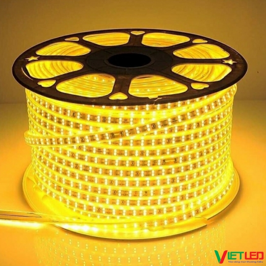 LED 2835 2 HÀNG BÓNG MÀU VÀNG ĐIỆN 220V