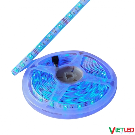 LED DÂY 5050 RGB  NGOÀI TRỜI ĐỔ KEO