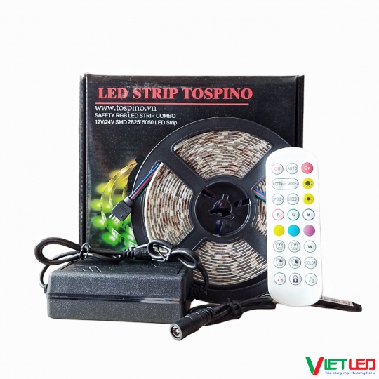 BỘ DÂY LED RGB 5 MÉT NHÁY THEO NHẠC TRANG TRÍ NHÀ, PHÒNG, ……