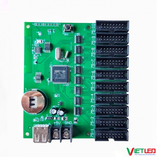 MẠCH ĐIỀU KHIỂN LED MODULE MA TRẬN P10 FULL MÀU RHX8 - Q10  WIFI