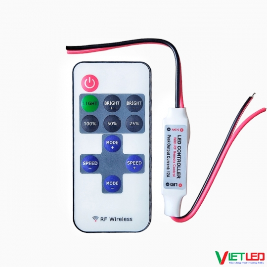 MẠCH RF ĐIỀU KHIỂN ÁNH SÁNG ĐƠN MÀU