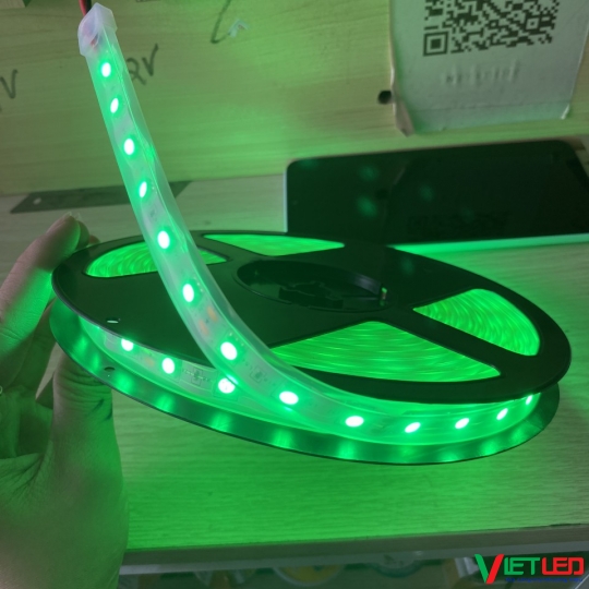 LED DÂY 5050 TRONG ỐNG MÀU XANH LÁ