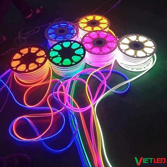 LED DÂY NEON 12V LOẠI THƯỜNG CUỘN 50M 